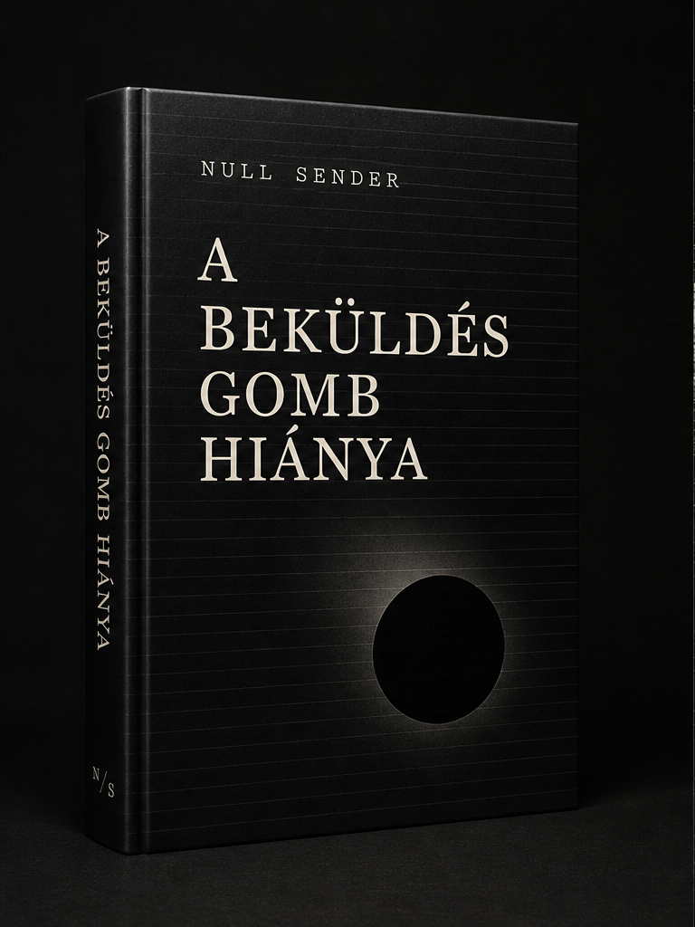A beküldés gomb hiánya könyvborító